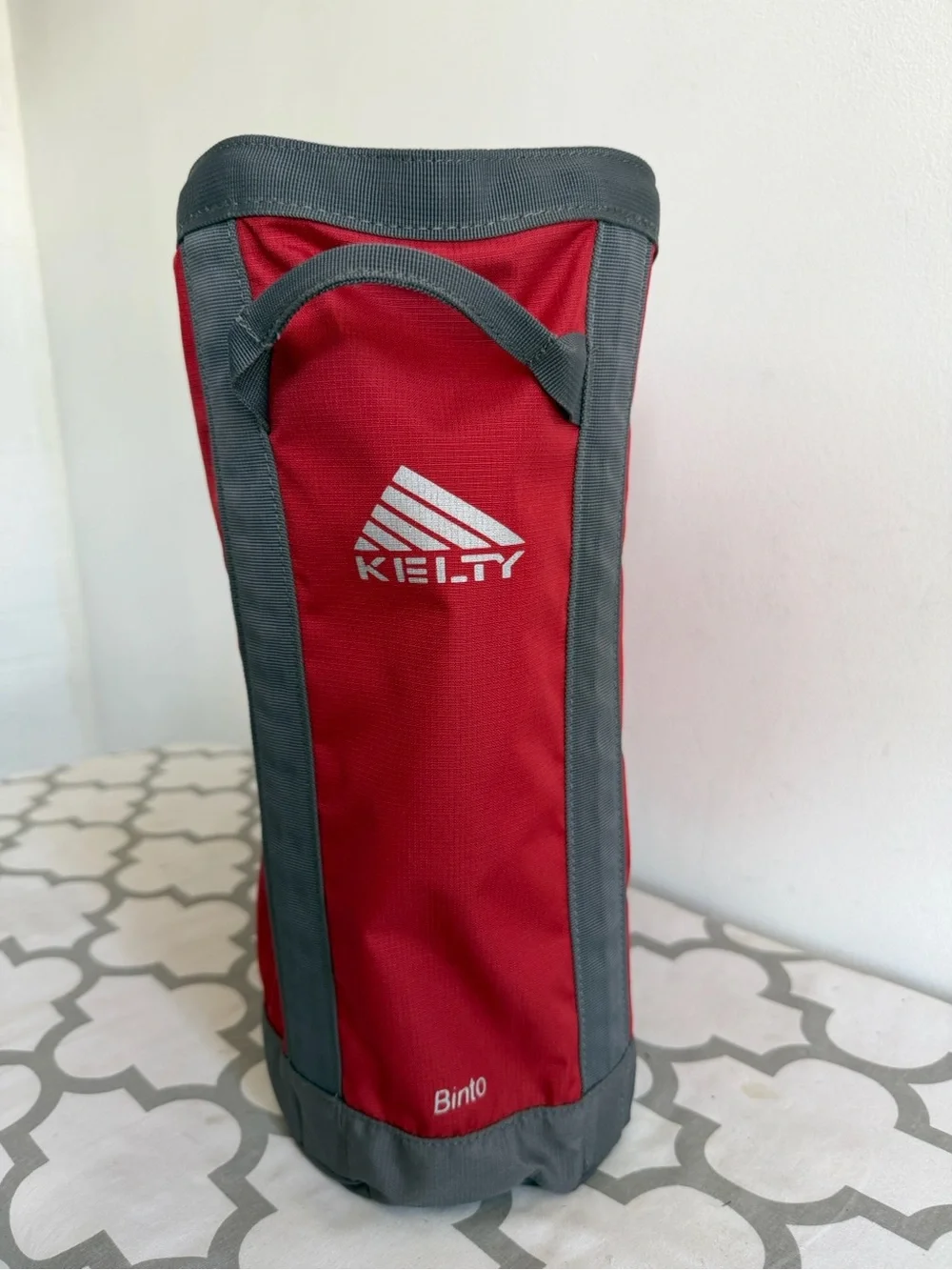 Kelty Red and Gray Men’s Gear Tote